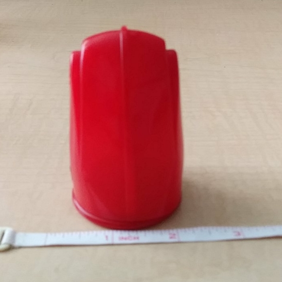 Vintage Red Plastic Salt & Pepper Shaker - Picture 5 of 7